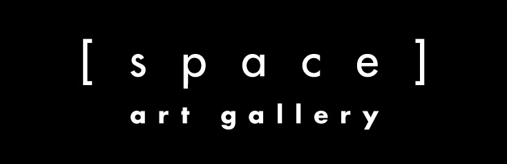 The black and white logo of space art gallery