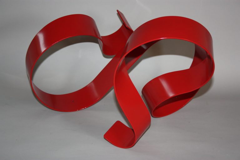 Red Steel Sculpture